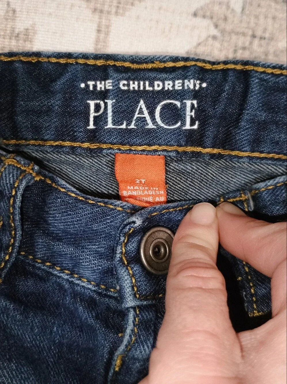 4/$15 Dark Wash Jean Short, 2T